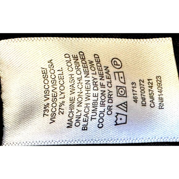 Ann Taylor Loft Womens Capri Pants Stretch Zip Hem Black Size Petites Medium - Picture 11 of 13